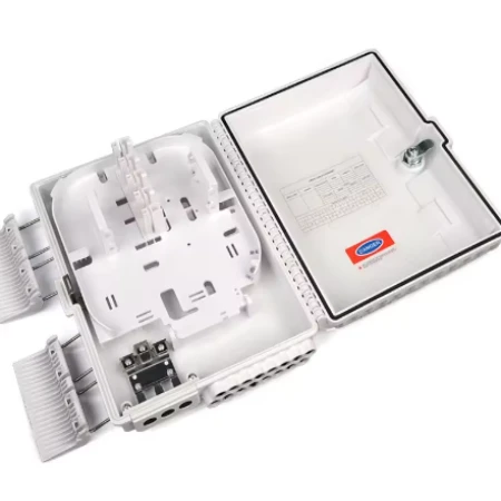 16 Port Box Outdoor Distribution Nap Adapter And Cassette Tray Fiber Optical Fiber Optic Distribution Box Terminal Box