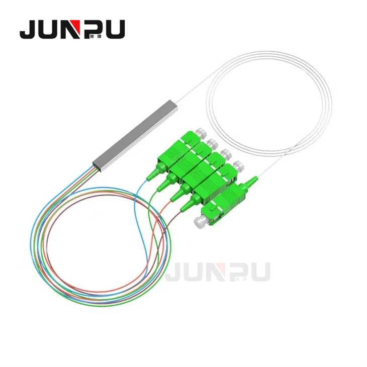 1x4 SCAPC Mini Steel Tube Fiber PLC Splitter