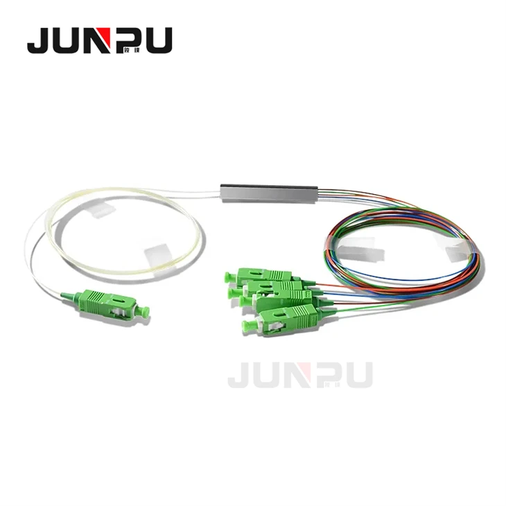 1x4 SCAPC Mini Steel Tube Fiber PLC Splitter