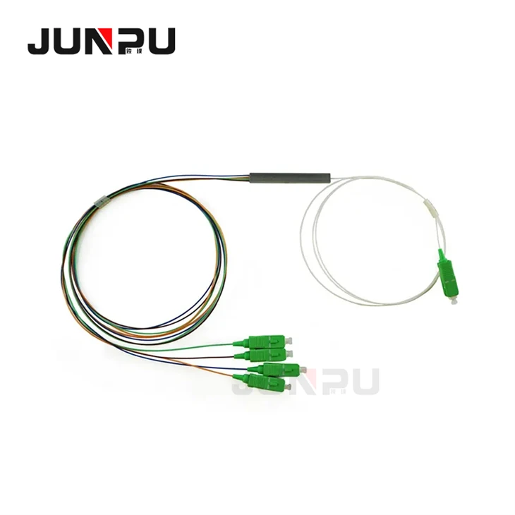 1x4 SCAPC Mini Steel Tube Fiber PLC Splitter