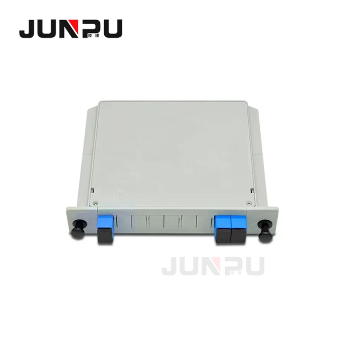 Cassette Card Inserting Fiber Optic PLC Splitter
