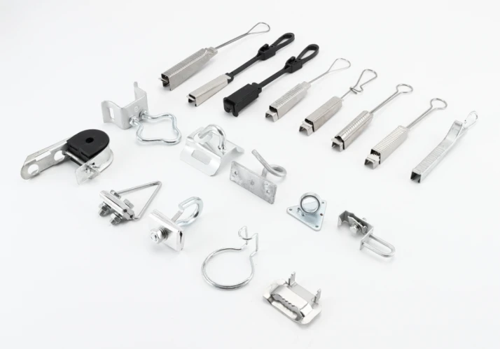 ADSS OPGW Cable Accessories Galvanized Helical Dead End Strain Clamp Preformed Guy Grip Dead End