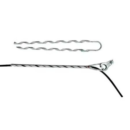 ADSS OPGW Cable Accessories Galvanized Helical Dead End Strain Clamp Preformed Guy Grip Dead End