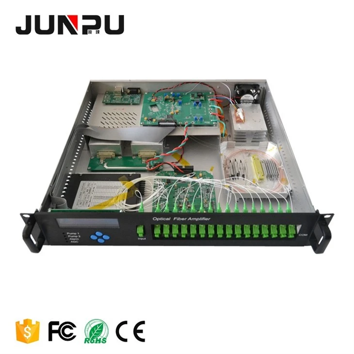 EDFA 1550nm 16x23dBm WDM Optical Amplifier EDFA