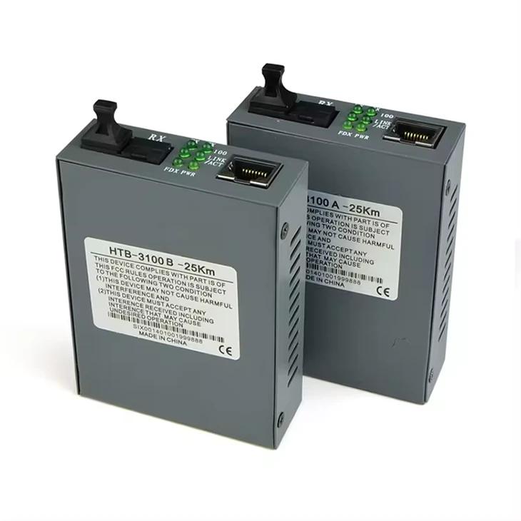 Gigabit Network Fiber Optic Media Converter