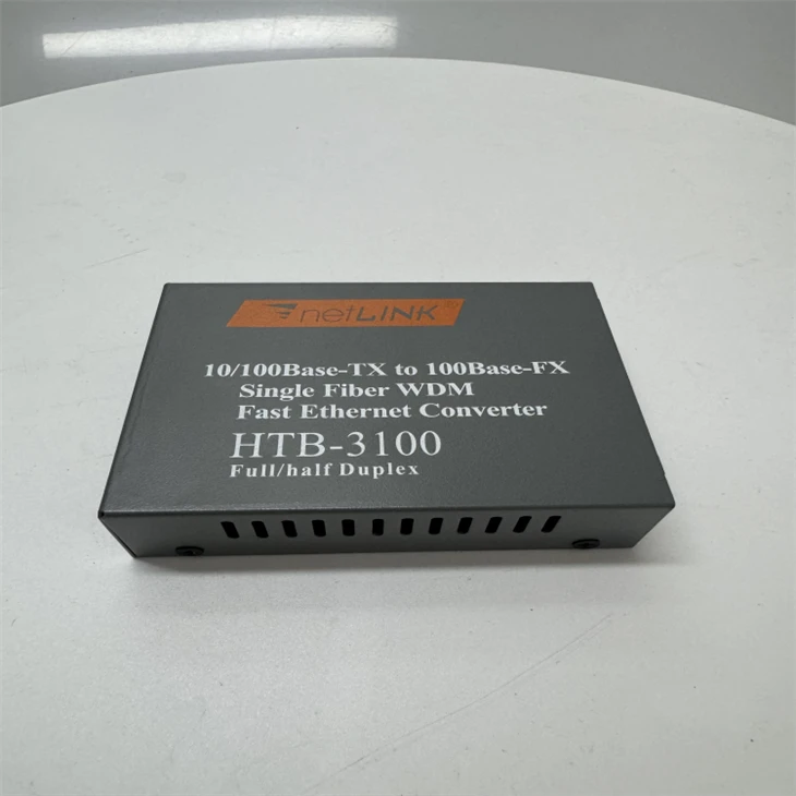 FTTH Fiber Optic Media Converter With 10/100M Netlink 25KM A/B Converter HTB3100