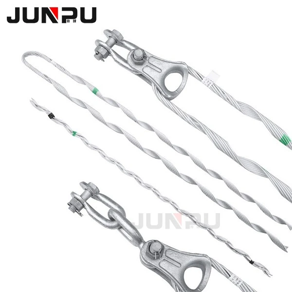 Galvanized Preformed Guy Grip Wire Dead End Clamp For ADSS