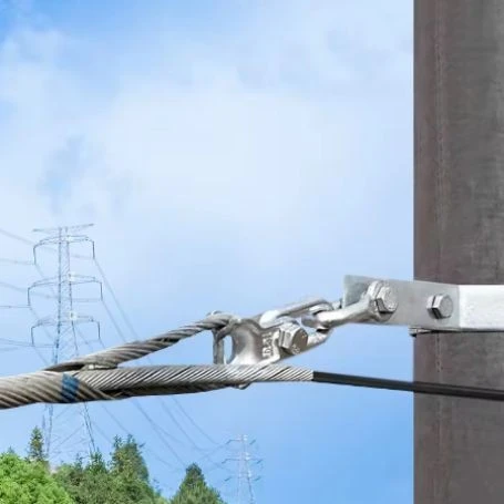 Galvanized Preformed Guy Grip Wire Dead End Clamp For ADSS