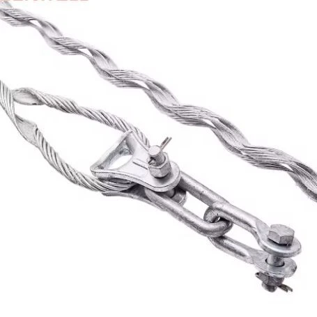 Galvanized Preformed Guy Grip Wire Dead End Clamp For ADSS