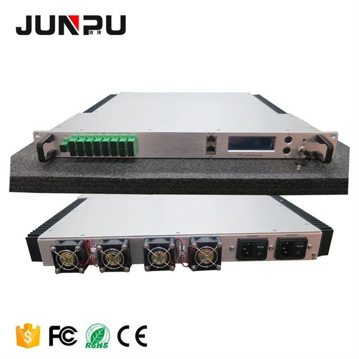 High Power CATV 1550nm 16 Ports EDFA Amplifier Each Output 22dB