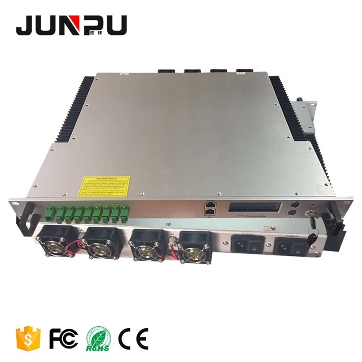 High Power EDFA 8 Port 22 DBm CATV WDM EDFA Amplifiers For CATV Network
