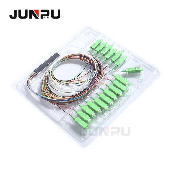 Mini Steel Tube 1X16 Fiber Optic PLC Splitter