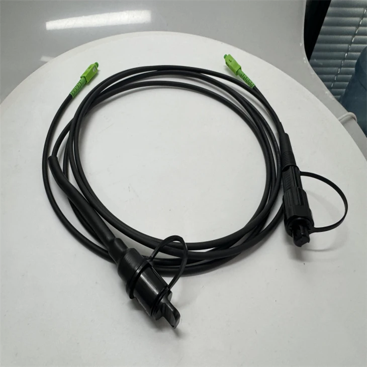 Outdoor Compatible OptiTap Tonable Flat Drop Cable 200FT 300FT Fiber Optic FTTH Drop Cable
